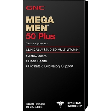 Снимка на GNC Mega Men  50 Plus/ Мега Мен 50 Плюс - Ефективни витамини за мъже над 50 години