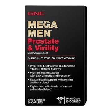 Снимка на GNC Mega Men Prostate and Virility / Мега Мен Простата – Специално създадени витамини за мъже, благоприятстващи здравето на простата
