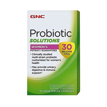 Снимка на GNC Probiotic Solutions Women's 30 Billion Cfu`S/Пробиотик Сълюшънс Уимънс  30 Млрд. Бактери- Да се избавим от неприятния цистит, без повече парене и трудно уриниране