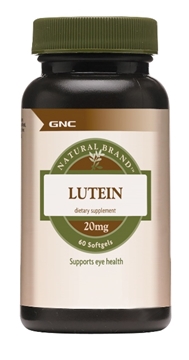 Снимка на GNC Natural Brand™ Lutein 20 mg/ Лутеин 20 мг - Натурално средство при затруднено и нарушено зрение