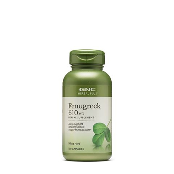 Picture of GNC Herbal Plus Fenugreek 610 mg/ Сминдух 610 мг -