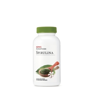 Снимка на GNC Super Foods Spirulina 500 mg/ Спирулина 500 мг - Натурален източник на протеини, витамини и нутриенти