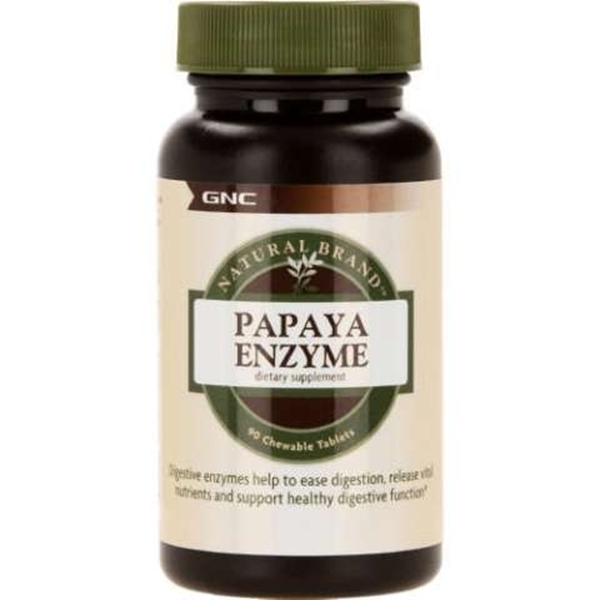 GNC БЪЛГАРИЯ. GNC Natural Brand Papaya Enzyme/ Папая ензими Ензимът