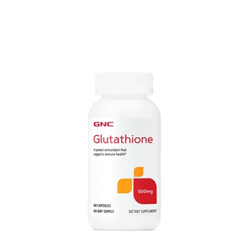 Снимка на GNC L-Glutathione 500 mg / Л- Глутатион 500 мг -Царят на антиоксидантите
