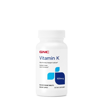 Снимка на GNC Vitamin K 100  µg/ Витамин К - необходим за съсирването на кръвта