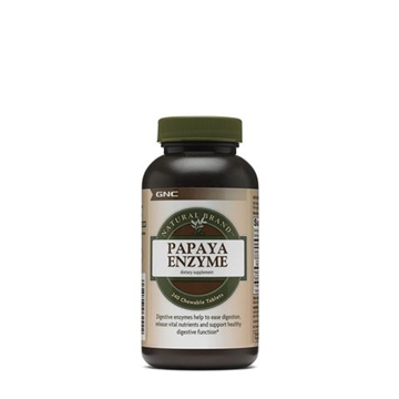 Снимка на GNC Natural Brand Papaya Enzyme/ Папая ензими- Ензимът папаин за подобряване на храносмилането