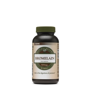 Снимка на GNC Natural Brand Bromelain/ Бромелаин - Естествен ензим съдържащ се в плодовете на ананаса