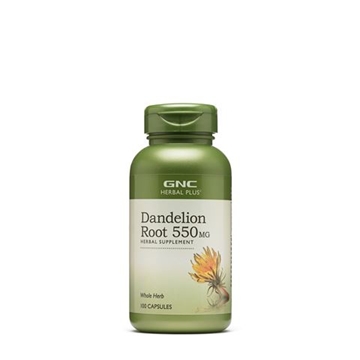 Снимка на GNC Herbal Plus Whole Herb Dandelion Root/ Глухарче корен 550мг -Благоприятства нормалните функции на пикочната система