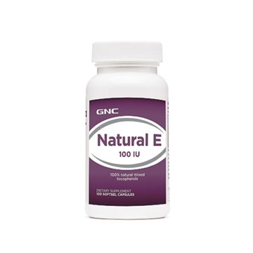 Снимка на GNC Natural E 100 IU/Витамин Е 100 IU - Антиоксидантна защита на клетките