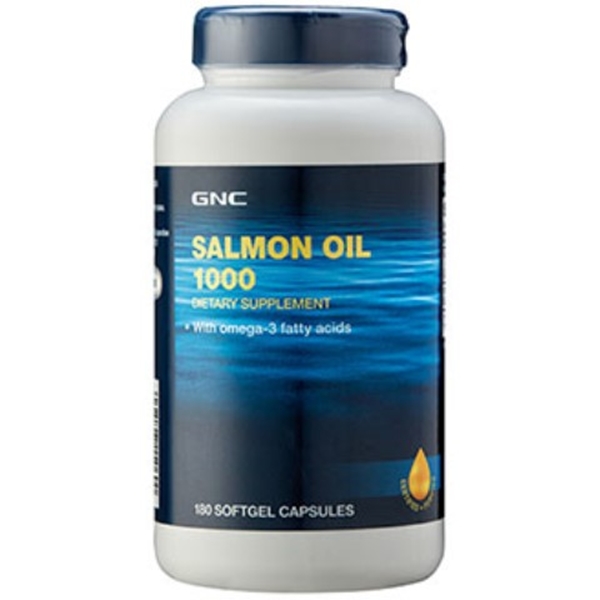 Picture of GNC Salmon Oil 1000 mg / Рибено масло от Сьомга - Източник на Омега 3 мастни киселини