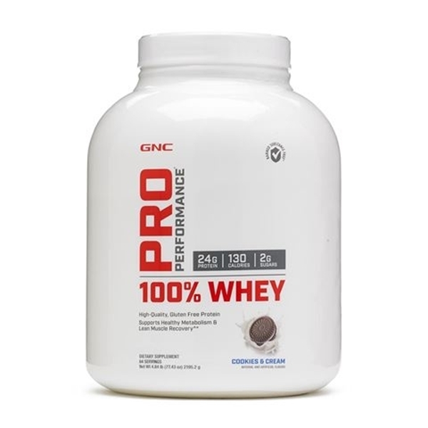 Picture of GNC Pro Performance 100% Whey - Cookies&cream/ Про Пърформанс 100% Уей - Вкусен и лесно разтворим суроватъчен протеин