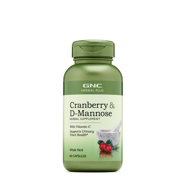 Picture of GNC Herbal Plus® Cranberry & D-  Mannose/ Червена боровинка + D- маноза- За зрави уринарна система