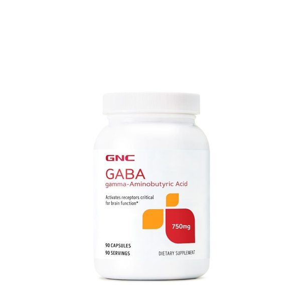 Picture of GNC GABA 750 mg/ ГАБА 750 мг - Природно успокоително и естествен успокояващ "агент" на мозъка