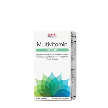 Снимка на GNC Women's Multivitamin 50 Plus/ Мултивитамини за жени 50 Плюс - Пълен спектър витамани, минерали, антиоксиданти и билки за здравето на жените над 50 години